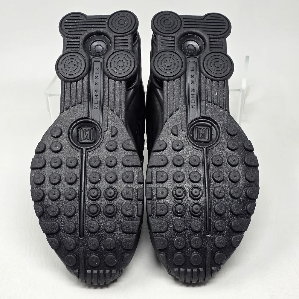 Nike Shox R4 GS Triple Black Shoes Youth Size 4.5Y Womens Size 6 CW2626-003 New